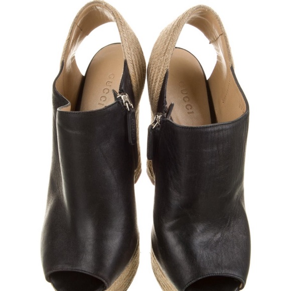 Gucci Leather Wedges - Picture 3 of 5